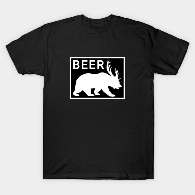 Bear deer beer T-Shirt by DisenyosDeMike